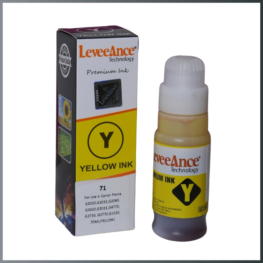 71 INK BOTTLE (CANON COMPATIBLE) YELLOW