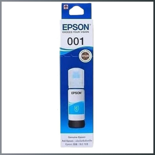 001 INK BOTTLE (EPSON ORIGINAL) CYAN