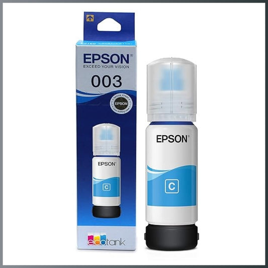 003 INK BOTTLE (EPSON ORIGINAL) CYAN