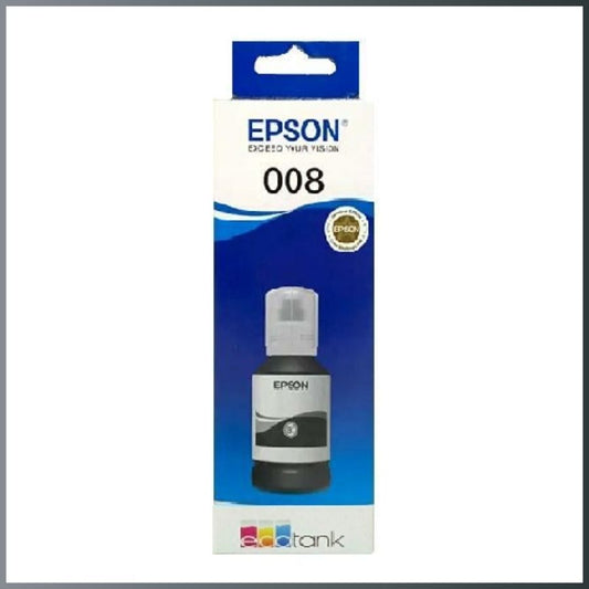 008 INK BOTTLE (EPSON ORIGINAL)  BLACK