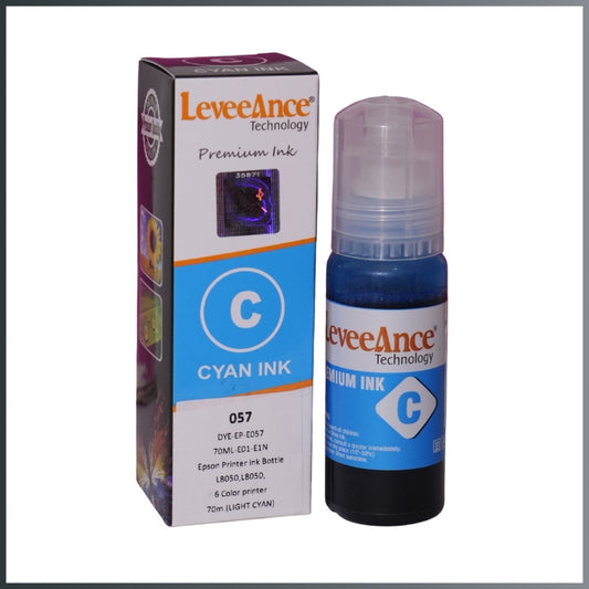 057 INK BOTTLE (EPSON COMPATIBLE) LIGHT CYAN
