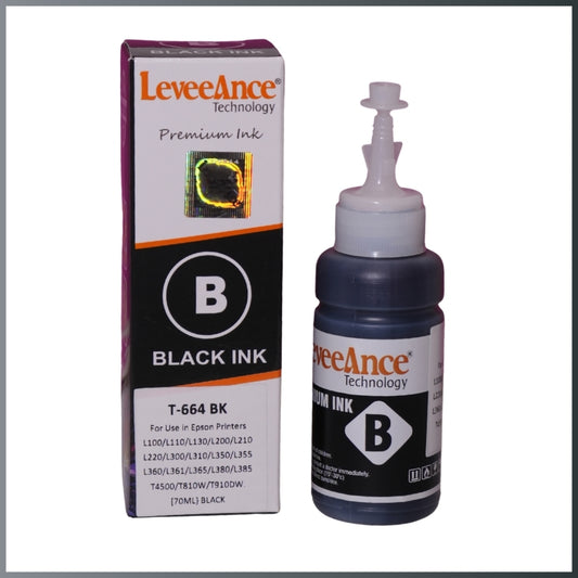 T-664 INK BOTTLE (EPSON COMPATIBLE) BLACK