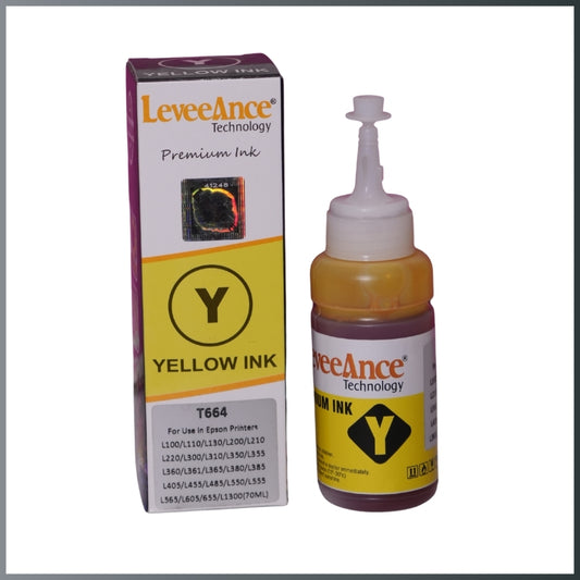 T-664 INK BOTTLE (EPSON COMPATIBLE) YELLOW