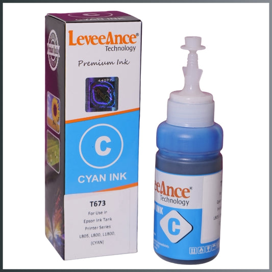 T673 INK BOTTLE (EPSON COMPATIBLE) CYAN